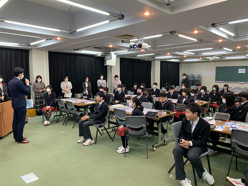 中学校家庭科 出張授業「ライフシミュレーションゲーム」