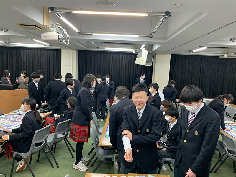 中学校家庭科 出張授業「ライフシミュレーションゲーム」